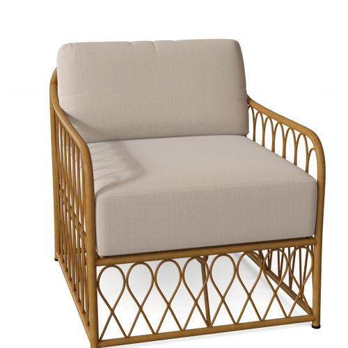 Woodard Cane Patio Chair with Cushions Wayfair
